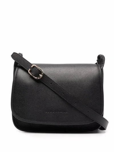 Longchamp Le Foulonné Crossbody Bag In Black