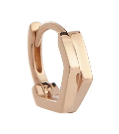 Repossi 18-karat Rose Gold Single Hoop Earring In Pink