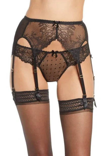 Dita Von Teese Fiamma Suspender Belt In Black