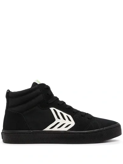 Cariuma Catiba Pro Skate High-top Sneakers In All Black/ivory