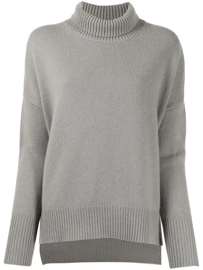 Lisa Yang Heidi Cashmere Turtleneck Sweater In Grey