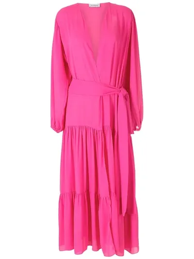 Olympiah Lourens Long Dress In Pink