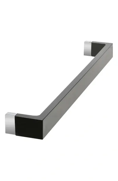 Kartell Short Acrylic Towel Rack In Glossy Black