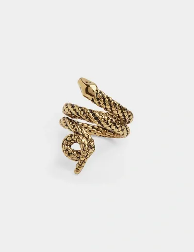 Aurelie Bidermann Asclepios Ring In Gold