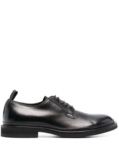 Officine Creative Lace-up Leather Shoes In Black