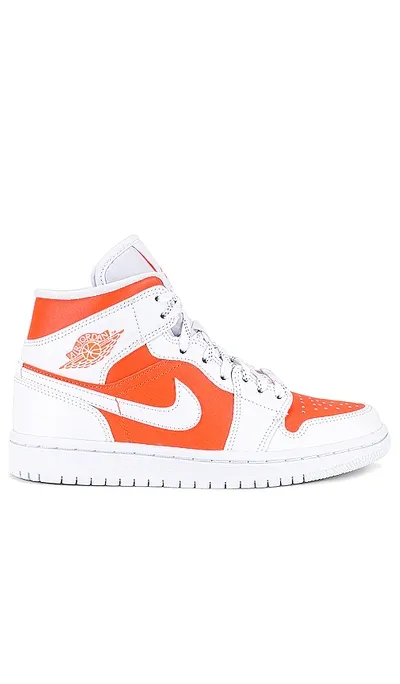 Jordan Air  1 Mid Se Sneakers In White