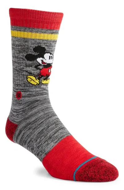 Stance Disney X  Crew Socks In Black/red