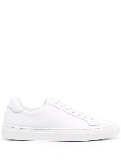 Scarosso Cecilia Flatform Sneakers In White