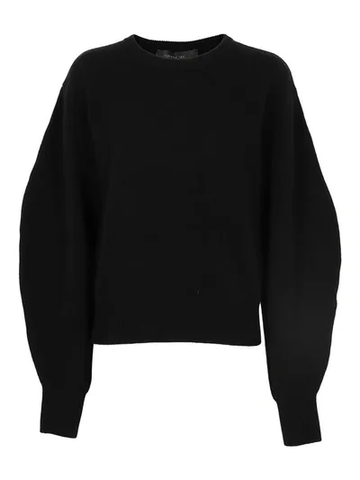 Federica Tosi Wool And Cashmere Black Sweater