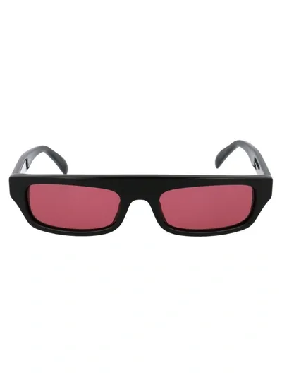 Moschino Eyewear Rectangular Frame Sunglasses In Black