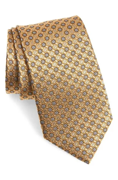 Nordstrom Neat Silk Tie In Yellow