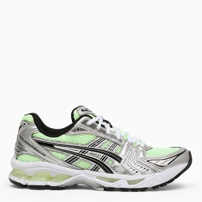 Asics Silver/green/black Gel-kayano 14 Sneakers In ["black"/ "green"/ "grey"]