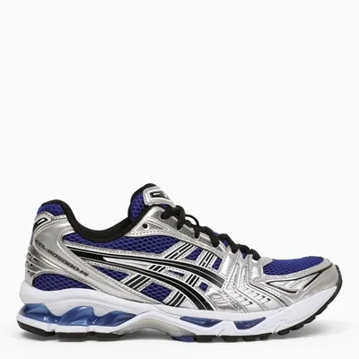 Asics Silver/blue/black Gel-kayano 14 Sneakers In ["black"/ "blue"/ "grey"]