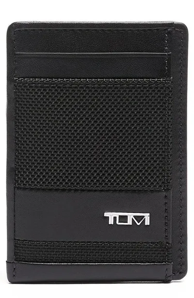 Tumi Money Clip Card Case In Black