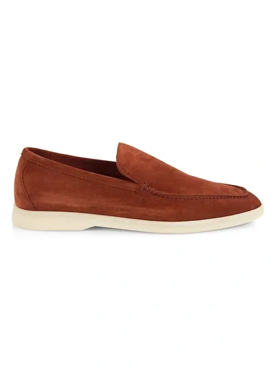 Loro Piana Summer Walk Virgin Wool Moccasins In Brown