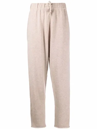 Co Cashmere Track Pants In Neutrals