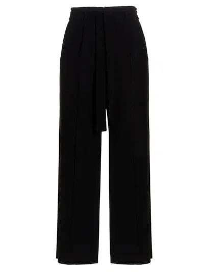 's Max Mara Globo Pleated Trousers In Black