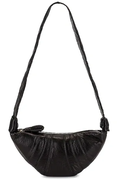 Lemaire Small Croissant Bag In Black