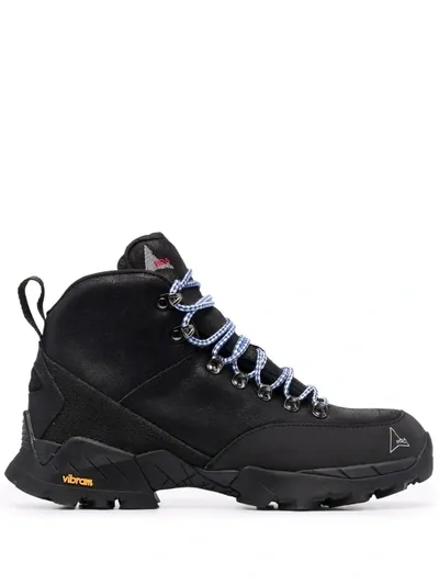 Roa Andreas Lace-up Hiking Boots In Black