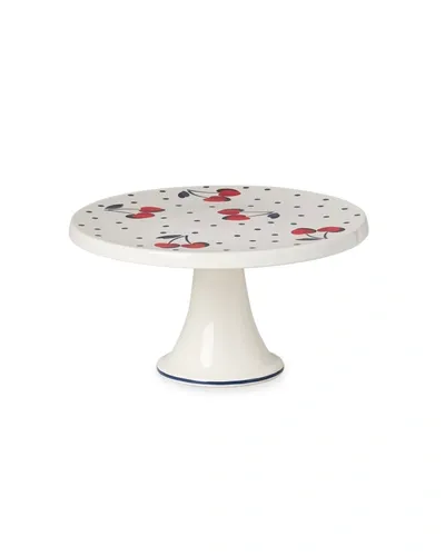 Kate Spade Vintage Cherry Dot Cake Plate