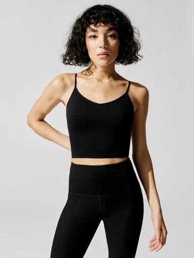 Splits59 Airweight Crop Top Black