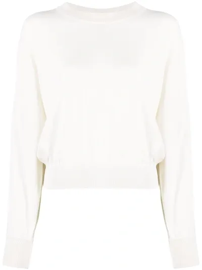 See By Chloé Crochet-detail Jumper In White