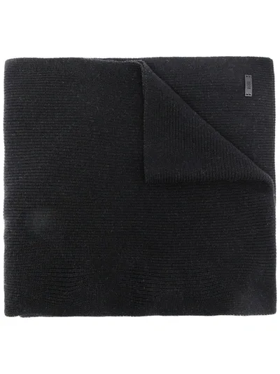 Hugo Boss Boss Nebbio Scarf Black Cotton Man