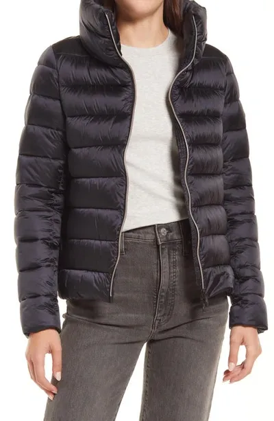 Save The Duck Elsie Waterproof Puffer Coat In Black