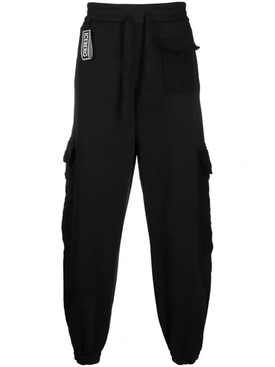 Iceberg Tapered-leg Track Pants In Black