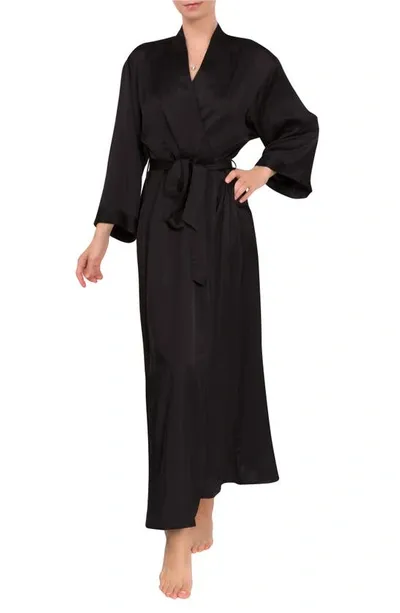 Everyday Ritual Colette Long Robe In Black