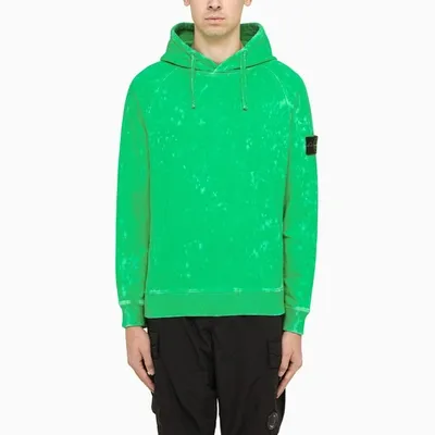 Stone Island Green Sweatshirt Hoodie