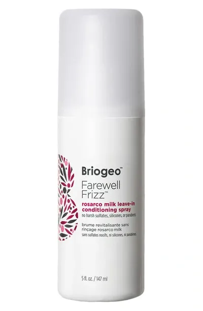 Briogeo Mini Farewell Frizz Rosarco Milk Leave-in Conditioner Spray 1.75 oz/ 52 ml In White