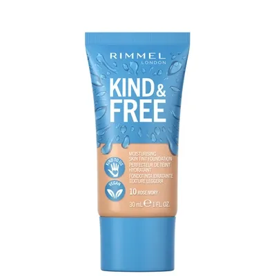 Rimmel Kind And Free Skin Tint Moisturising Foundation 30ml (various Shades) - Rose Ivory