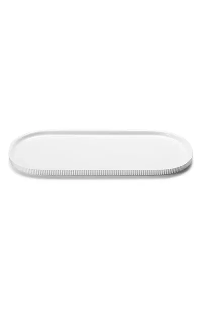 Georg Jensen Bernadotte Serving Platter In White