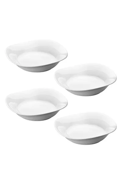 Georg Jensen Cobra Set Of Four Bowls In White