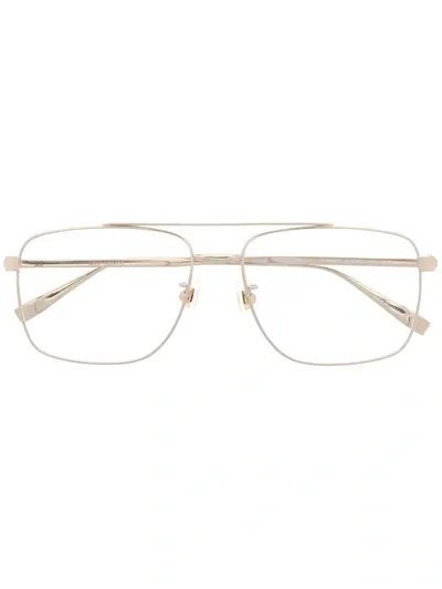 Dunhill Aviator Frame Glasses In Gold