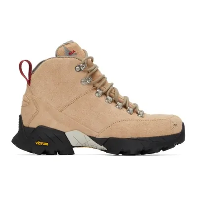 Roa Beige Andreas Suede Hiking Boots In Roccia