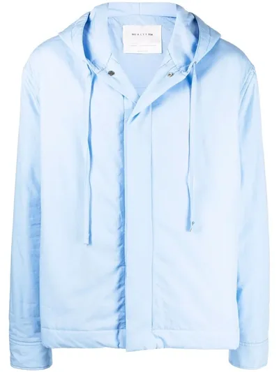 Alyx Drawstring Hood Jacket In Blue