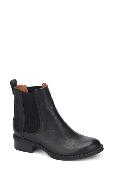 Gentle Souls Signature Double Gore Chelsea Boot In Black