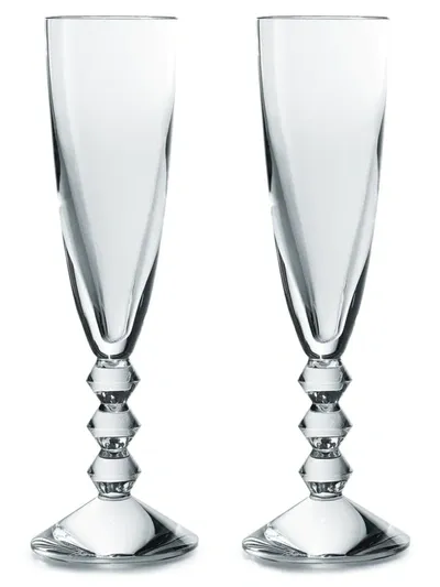 Baccarat Vega Champagne Flutes, Set Of 2 In Multi