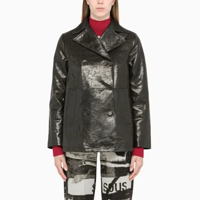 Swd By S.w.o.r.d. Black Leather Jacket