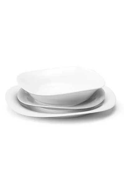 Georg Jensen Cobra 3-piece Porcelain Dinnerware Set In White