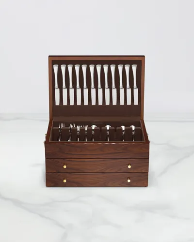 Lenox Rosewood Flatware Chest In Brown