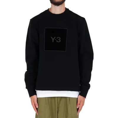 Y-3 Square Logo Crew Sweatshirt