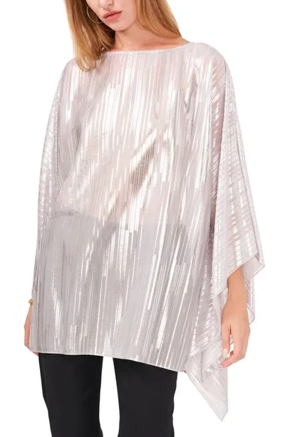 Chaus Hilo Dolman Sleeve Tunic In Silver