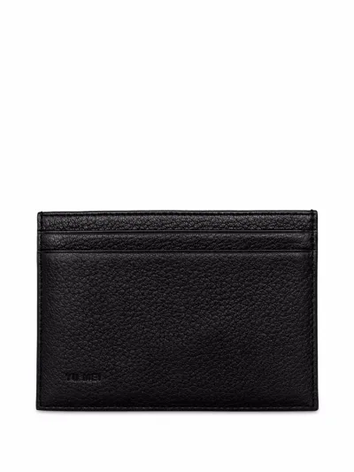 Yu Mei Youhan Leather Cardholder In Black