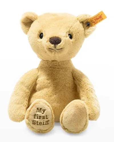 Steiff Kid's My First  Bear, 10" In Yellow