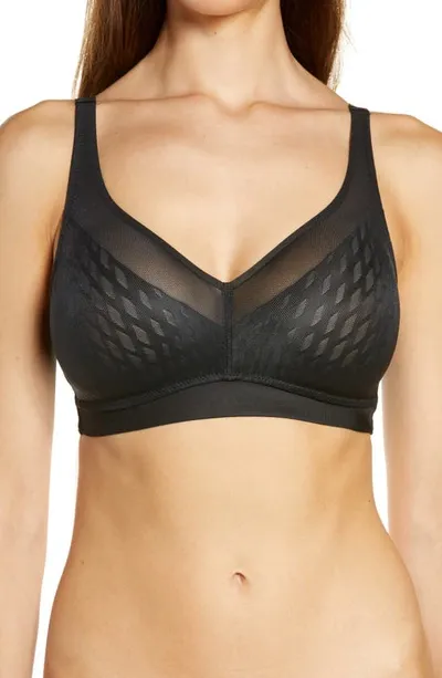 Wacoal Women's Elevated Allure Wirefree Bra 852336 In Black