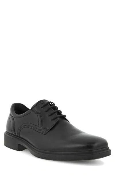 Ecco Helsinki 2.0 Plain Toe Leather Derby In Black