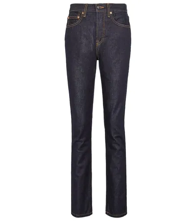 Wardrobe.nyc Skinny Jeans In Blue